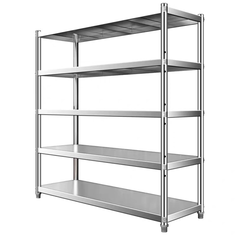 Heavy-Duty Stainless Steel Shelving Units for Industrial Use