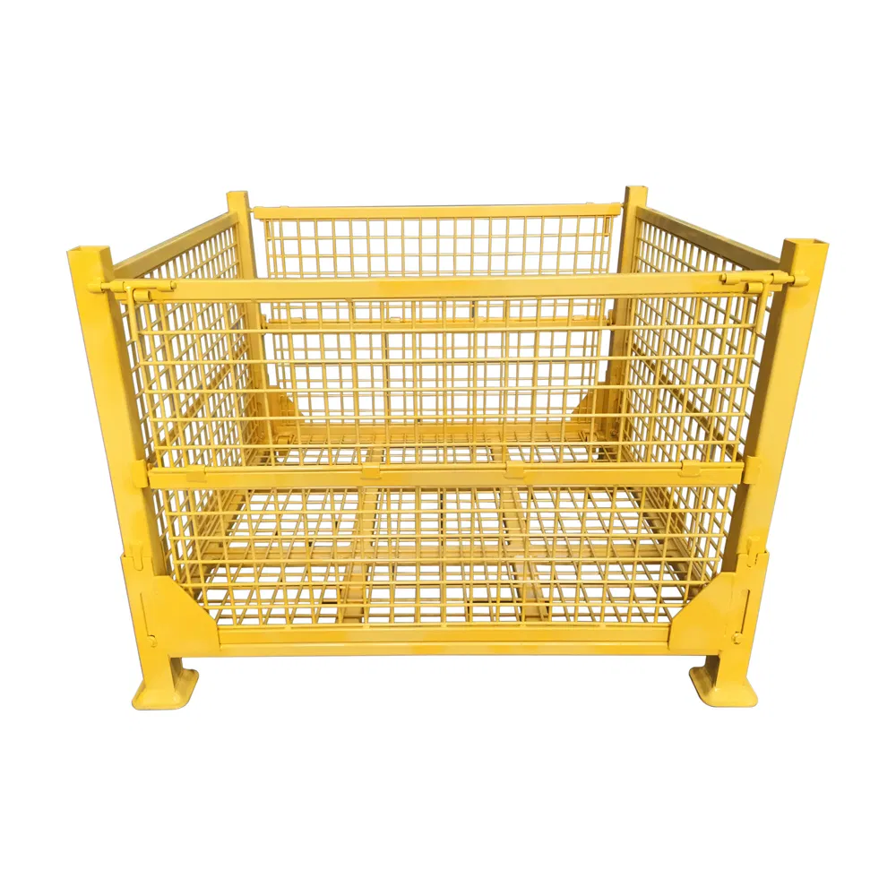 Foldable Steel Wire Mesh Metal Stillage Pallet Container/Gitterbox for Storage