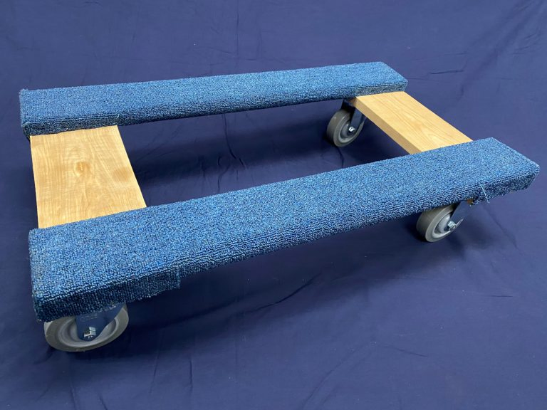 Durable Blue Carpet Dolly for Effortless Movement and Transport