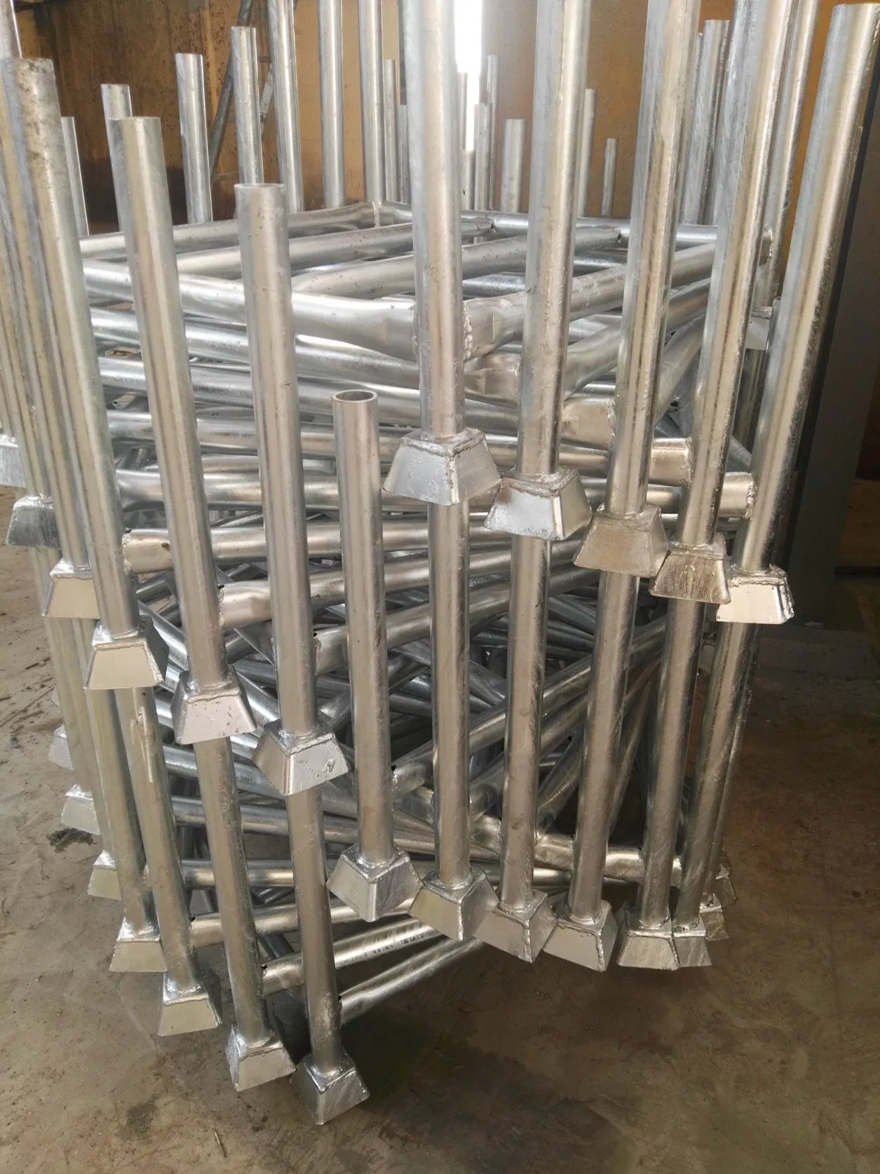 Custom Storage Zinc Galvanized Steel Metal Stacking Scaffold Stillages