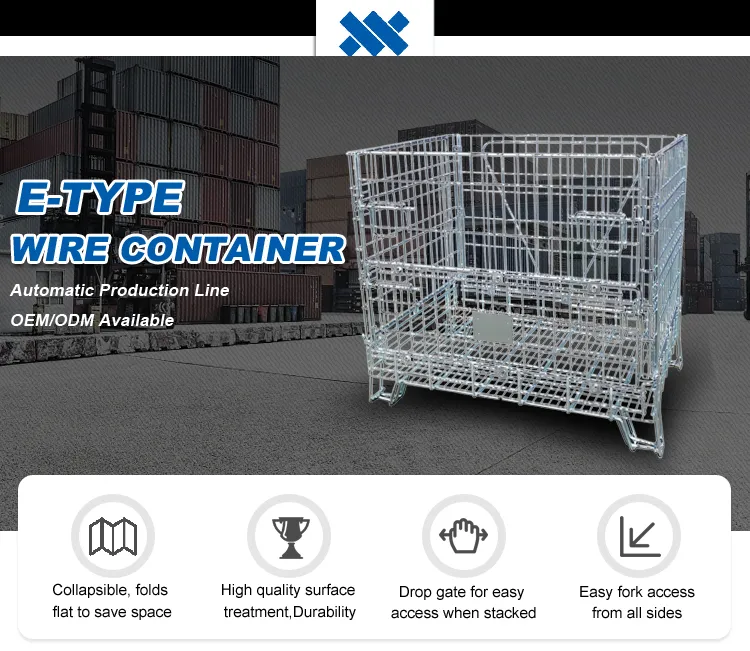 Steel Wire Mesh Container