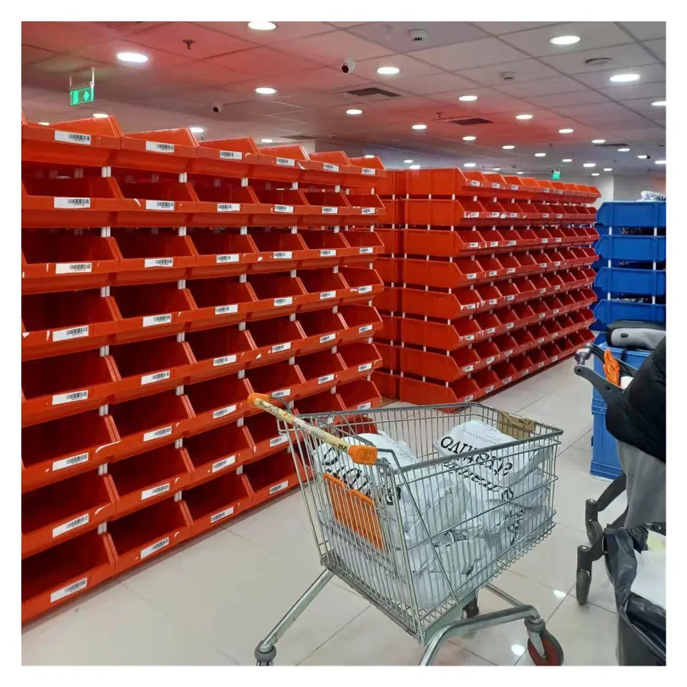 Warehouse Plastic Stackable Storage Bins for Garment and Beauty