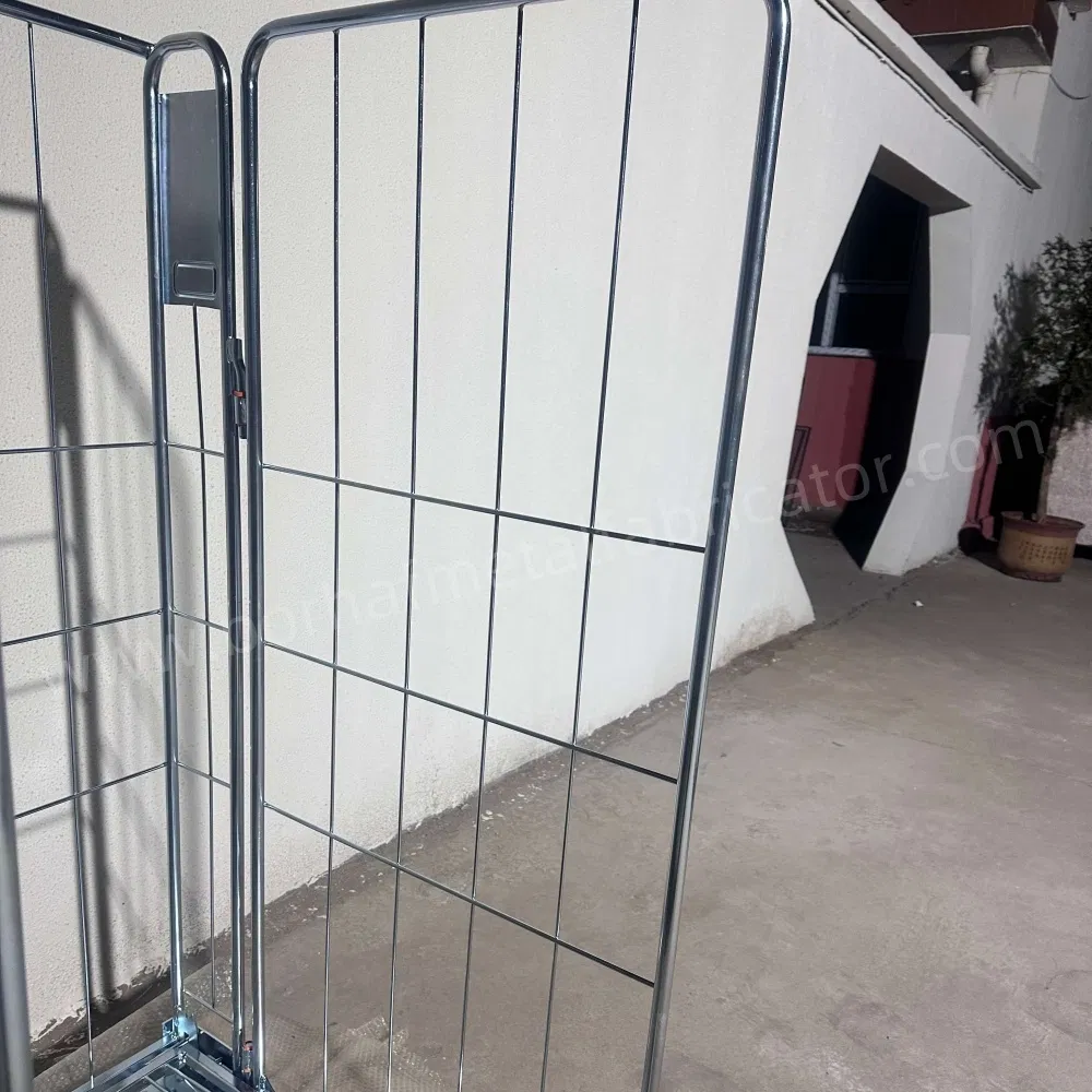 Medium-Duty Customized Hot DIP Zinc Warehouse Transport Folding Steel Material Rolling Container