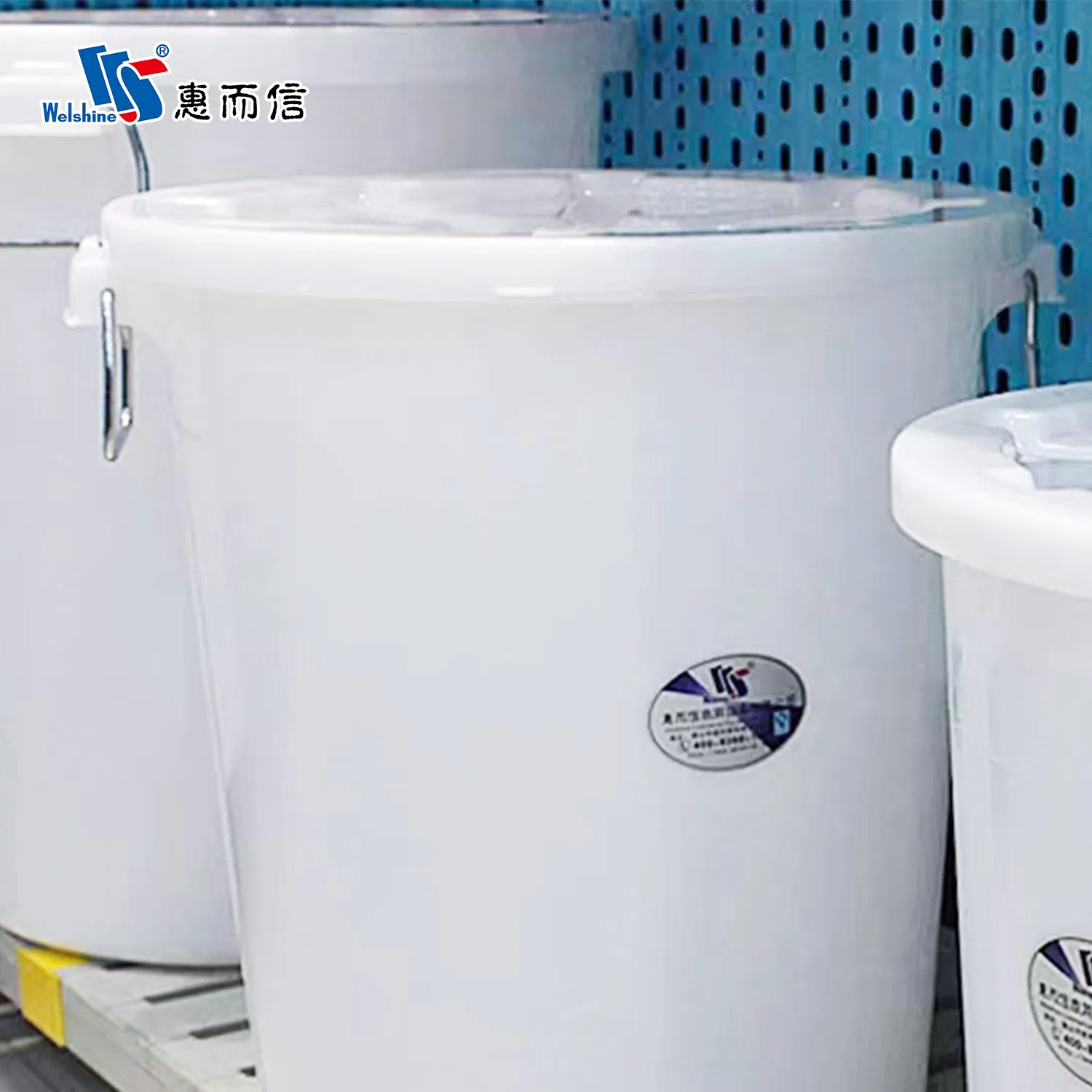 Large Capacity Rolling Round Plastic Dustbin Rubbish Barrel Waste Container