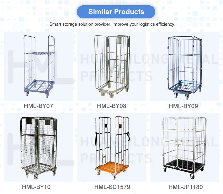 Warehouse Logistics Steel Trolley