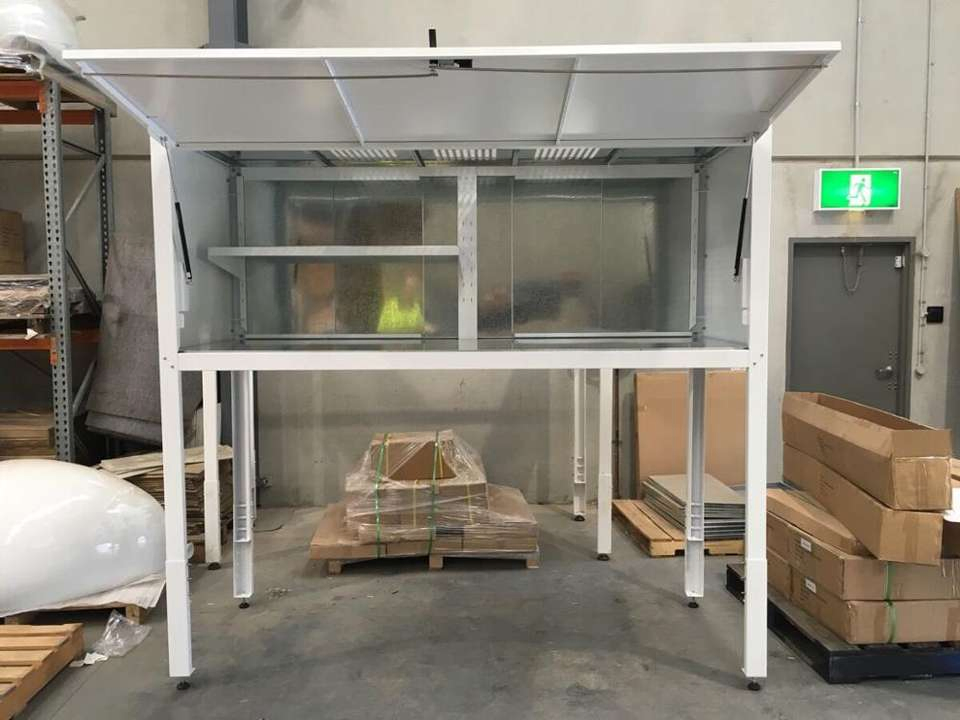 Heavy Duty Metal Over Bonnet Cabinet Garage Storage Locker with Combination Lock