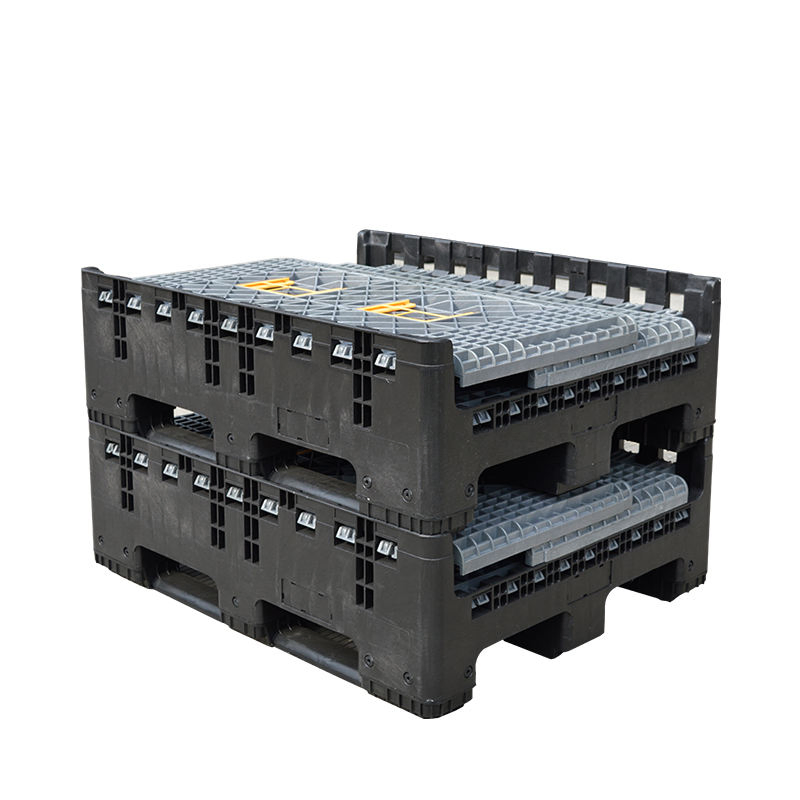 Liquid Sleeve Honeycomb Coaming Cooler Logistic Collapsible Bulk Nesting System Folding Agricultural Plastic Pallet Storage Bin Container for Industrial Use