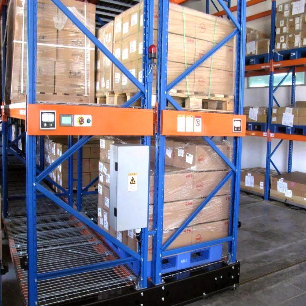 Corrosion-Resistant Automatic Electric Mobile Pallet Rack Warehouse for Storage Shelving