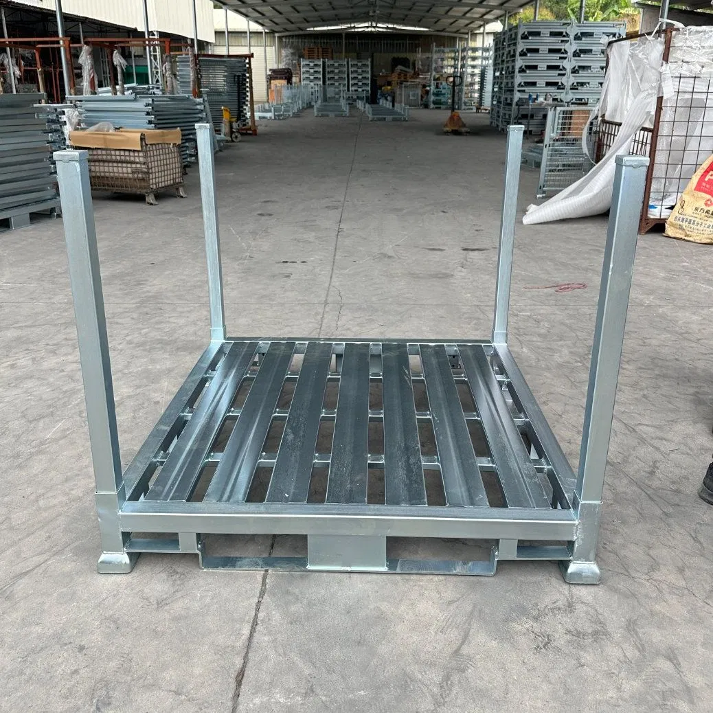 Customized Industrial Warehouse Heavy Duty Easy Assemble Detachable Steel Post Pallet Stackable Stillages