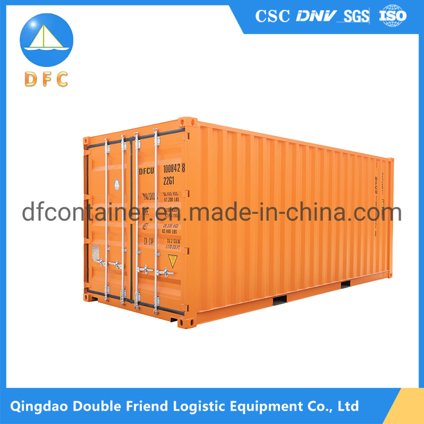 OEM Quality ISO Standard Shipping Container 20 FT Stackable Storage Dry Container