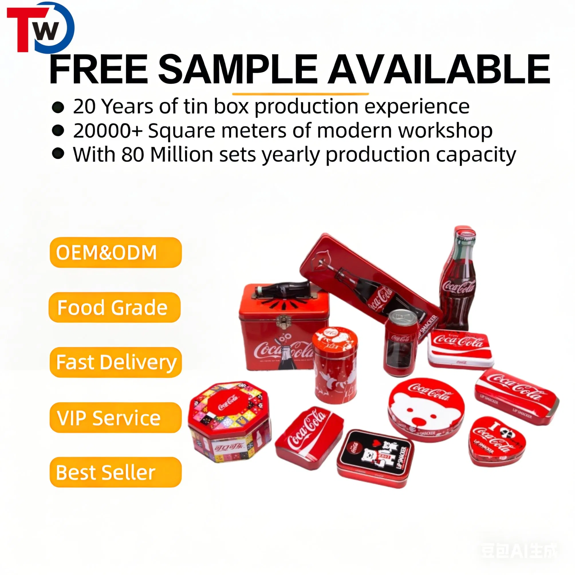 Cosmetics Eyeshadow Palette Packaging Iron Tin Box