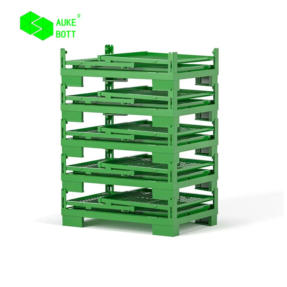 Lightweight Stackable Collapsible Small Size Folding Storage Cages