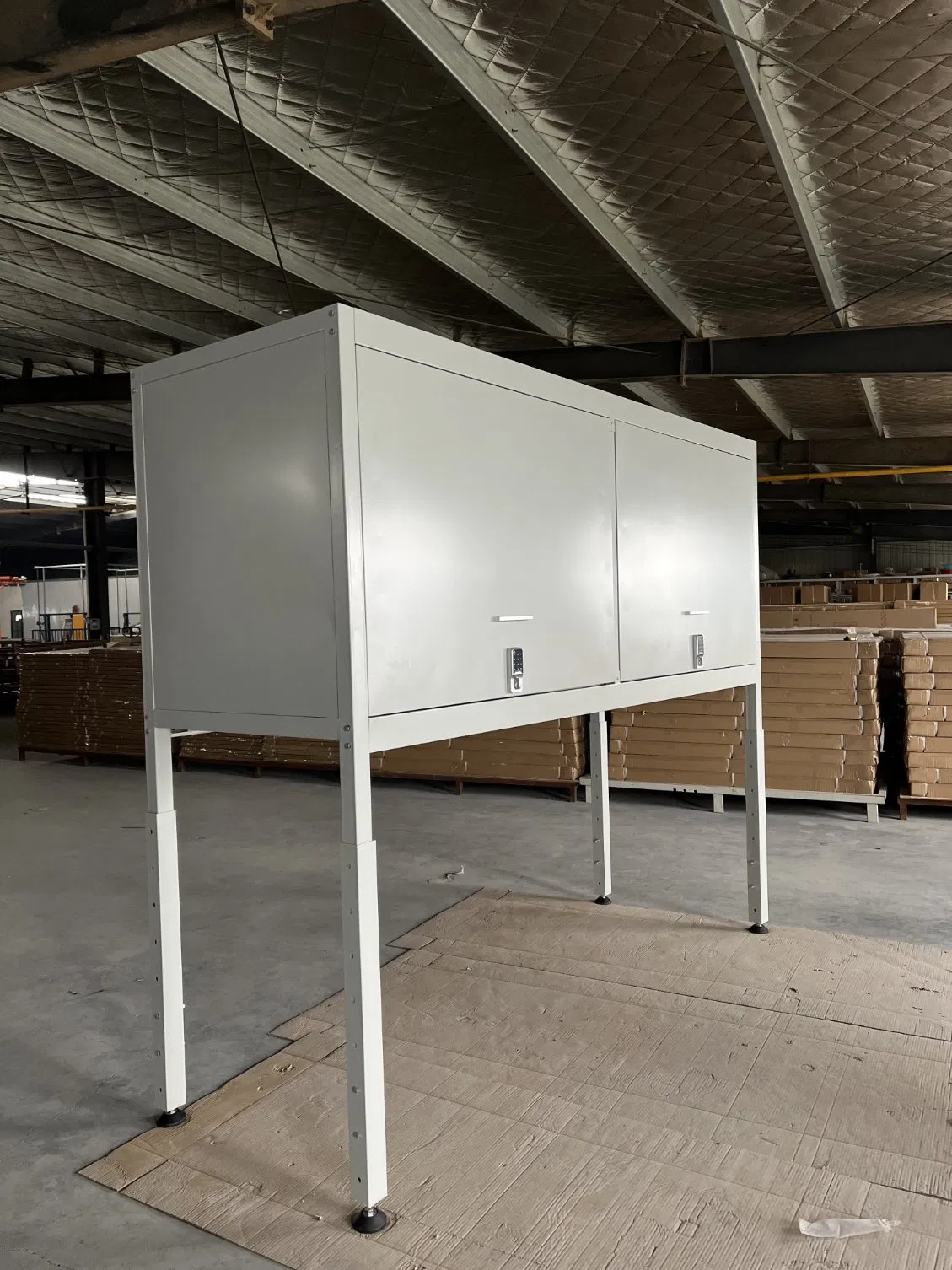 Heavy Duty Metal Over Bonnet Cabinet Garage Storage Locker with Combination Lock