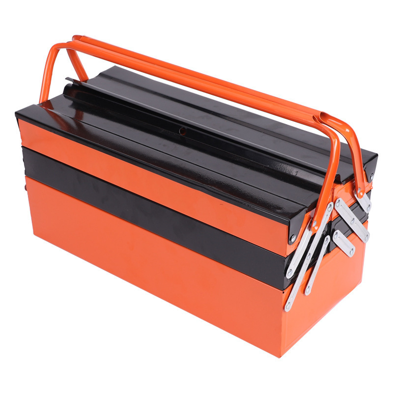 Easy Carry 168-Piece Iron Toolbox with Ratchet Wrench Set for Auto and Household Repair &amp; Maintenance