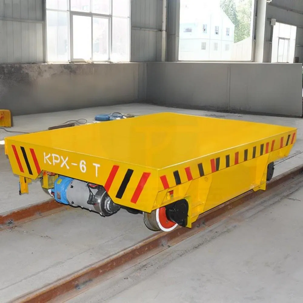 Industrial Kpx Rail Trolley for Internal Factory Logistics Transport