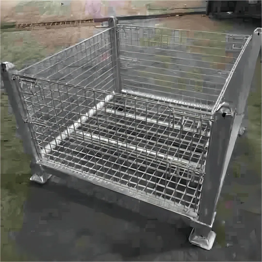 Galvanized Logistics Storage Steel Pipe Stacking Metal Pallet Scaffold Stillages