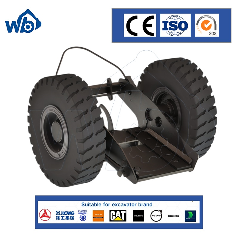 Premium Excavator Transport Dolly, High Load Capacity, Ideal for Mining Operations