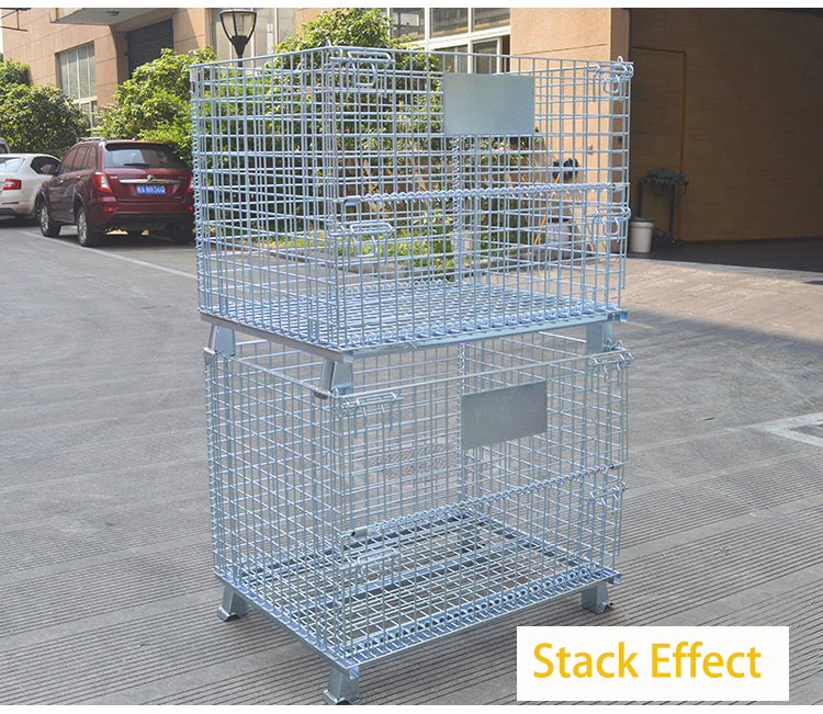 Hot Sale Wire Cage Metal Bin Storage Container/Storage Cage