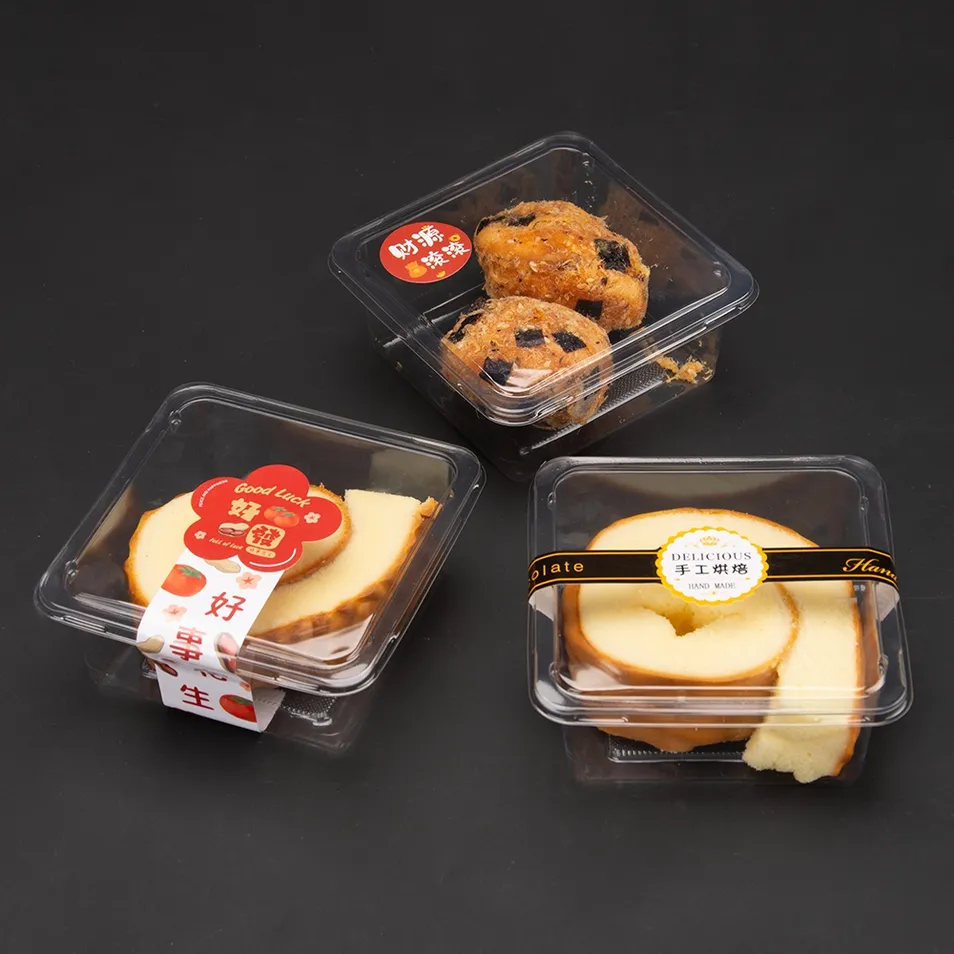 Square Food Grade Pastry Deli Container