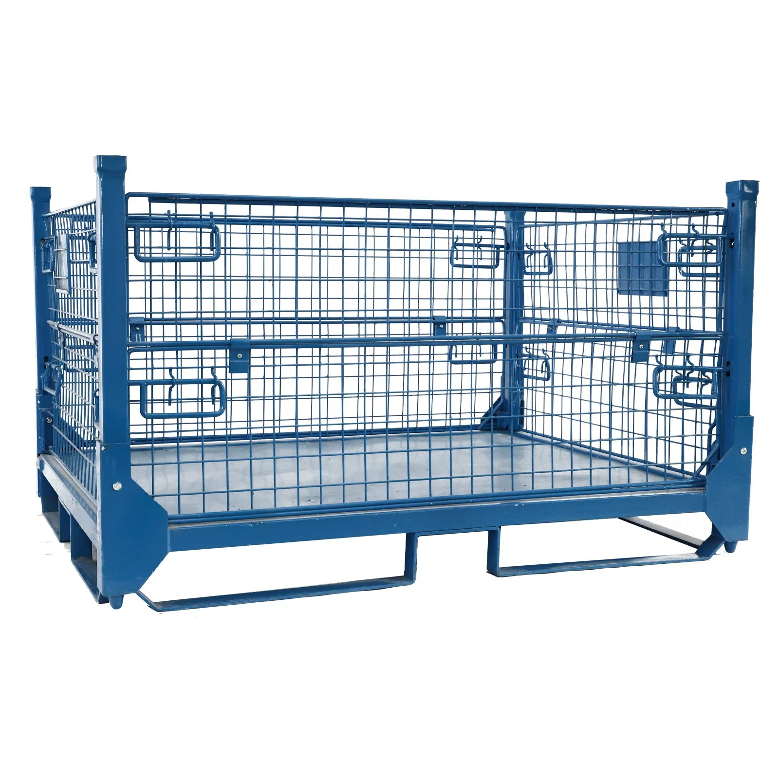 Security Cage Stillage Collapsible Structure Directly Stacking Goods Mesh Stillage Storage Cage