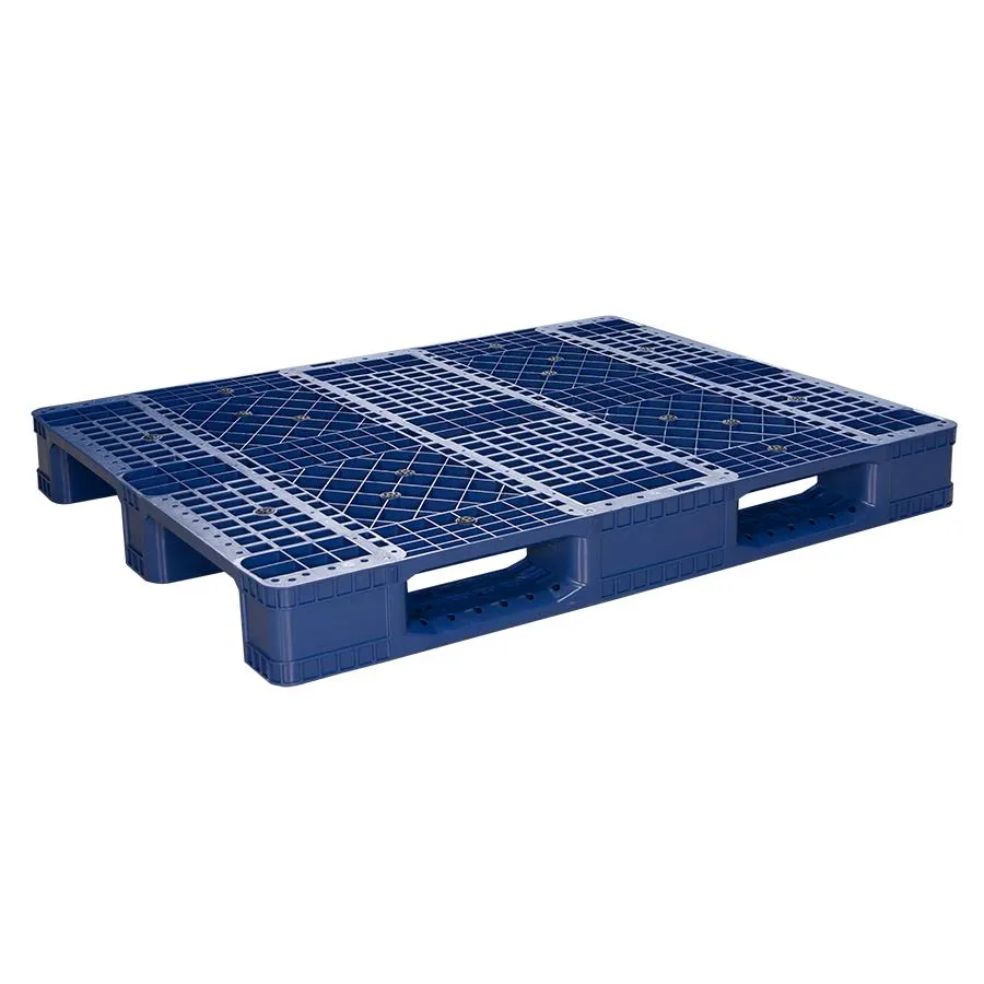 3-Runner Grid Deck Plastic Pallet