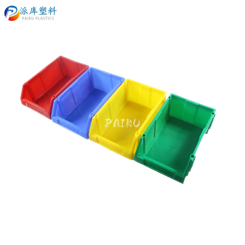 Small Plastic Parts Storage Bins Heavy Duty Warehouse Auto Parts Bins Industrial Stackable Plastic Storage Bin