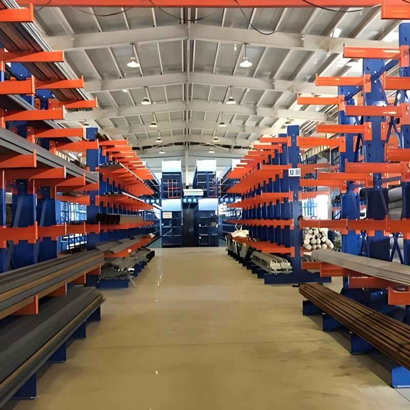 Mobile Telescopic Cantilever Rack — Automated Sheet Metal Storage System
