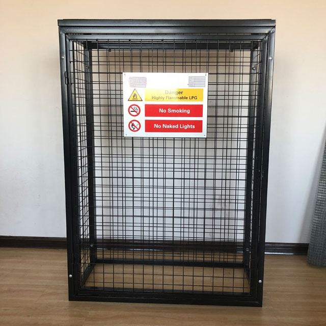 Supplies Steel Welded Wire Gas Cylinder Bottle Storage Cage