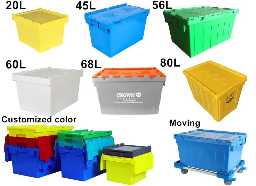 Stackable Nestable Plastic Storage Container