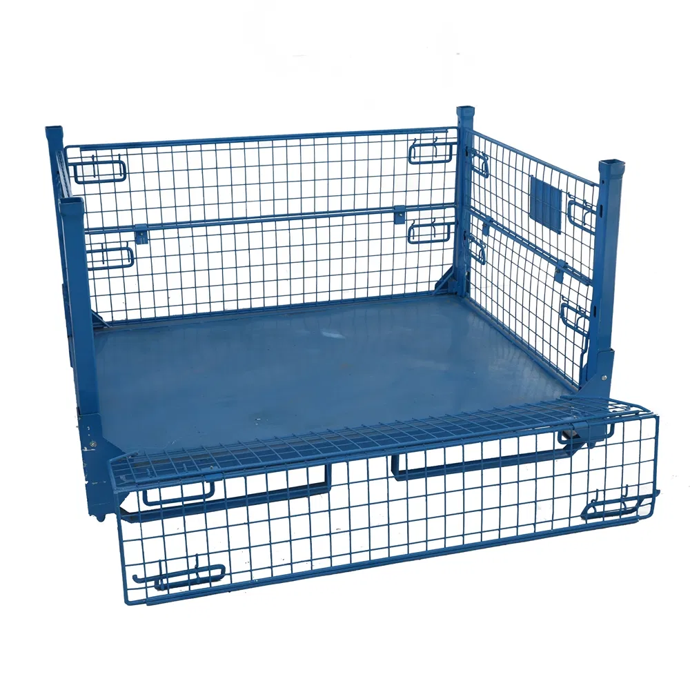 Durable Metal Storage Cage with Wheels for Easy Transport