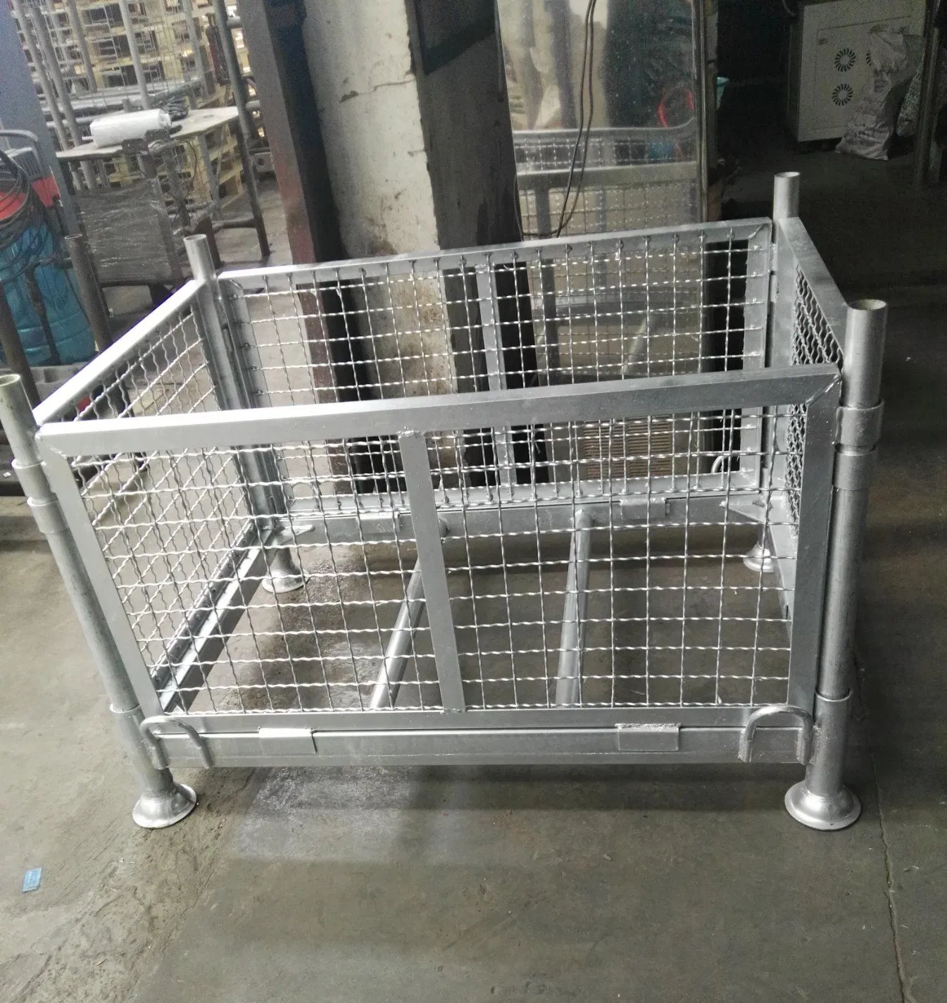 Custom Storage Zinc Galvanized Steel Metal Stacking Scaffold Stillages