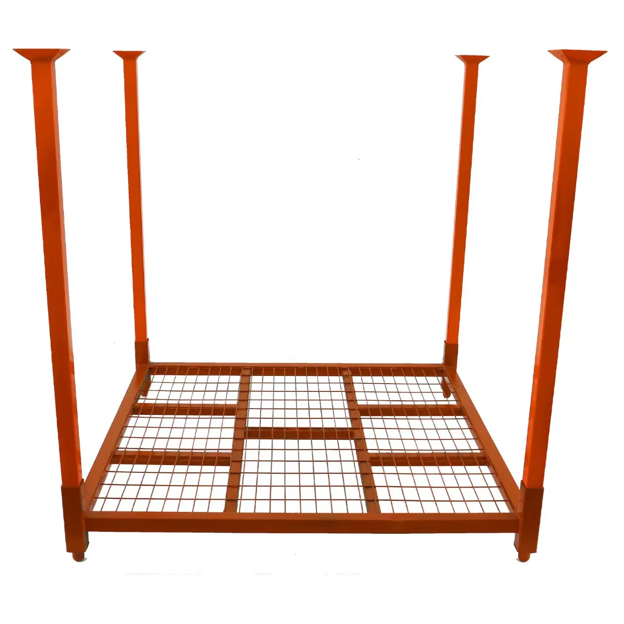 Mobile Steel Storage Racks with Galvanized Finish for Warehouse Transport