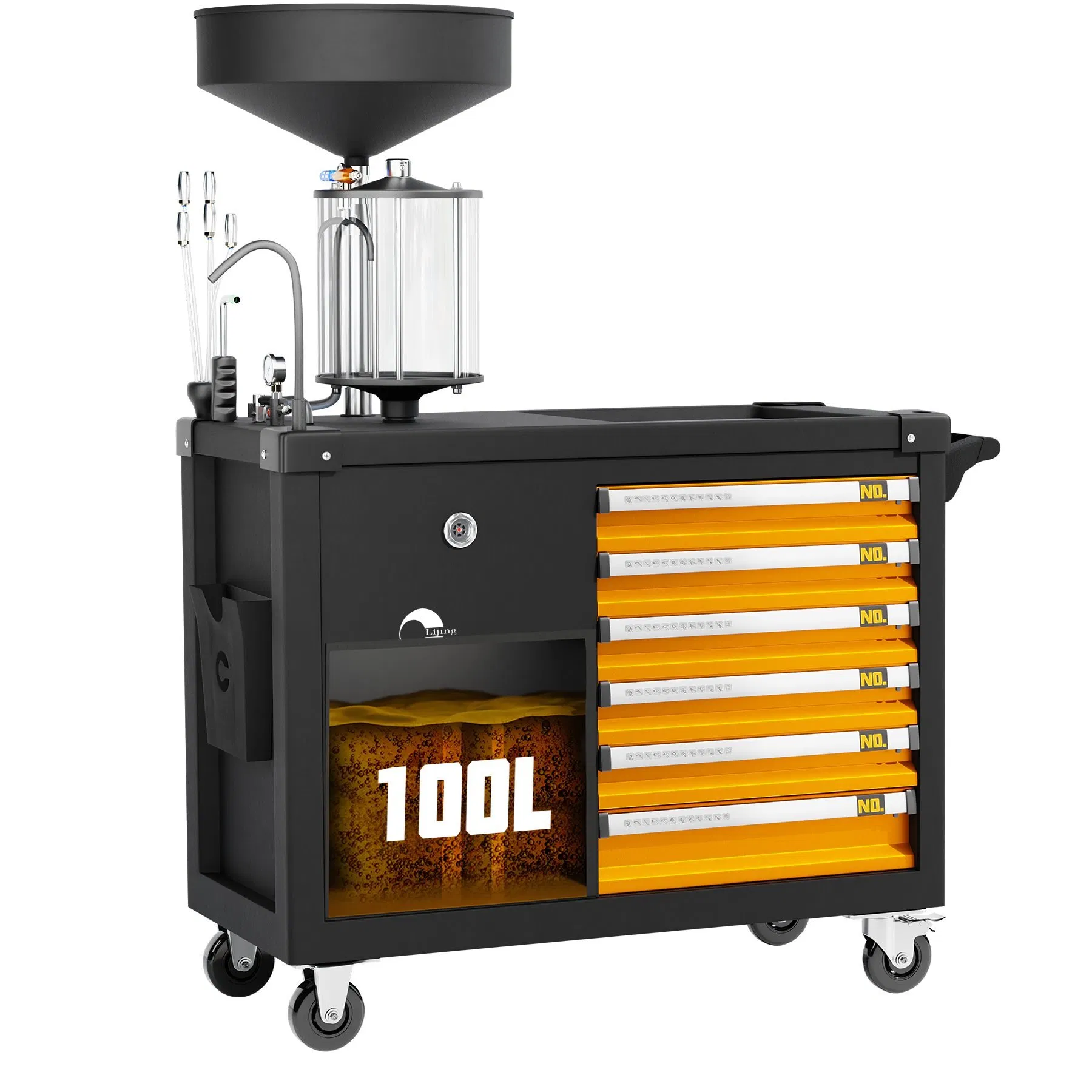 3 in 1 Novel Oil System Tool Box with Drawers Sole Patent
