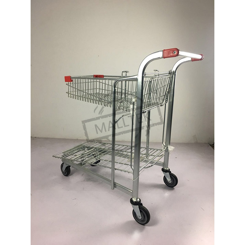Durable Heavy Duty Metallic Steel Order Picking Trolley for Warehouse