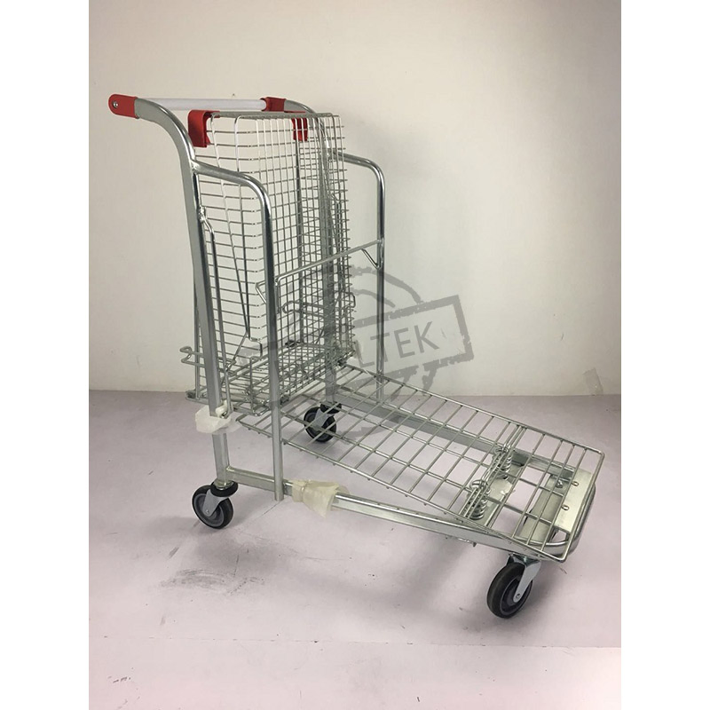 Durable Heavy Duty Metallic Steel Order Picking Trolley for Warehouse