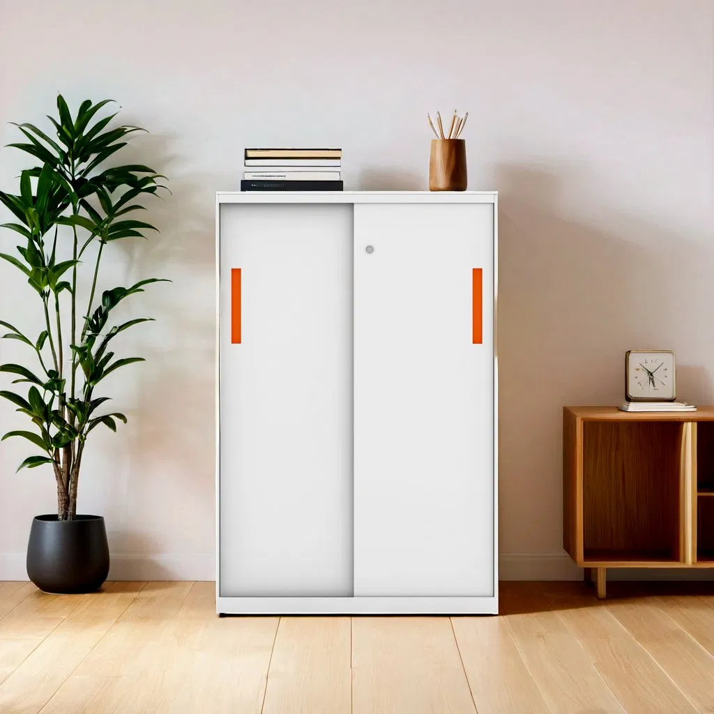 New Design Swing Door Cupboard Metal Furniture Trading Storage Office Filing Steel Cabinet