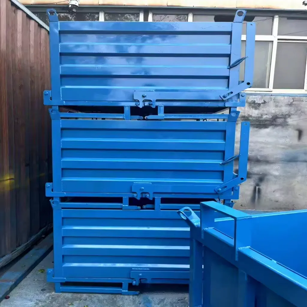 Self-Discharging Heavy-Duty Industrial Iron Scrap Box Forklift Bottom-Opening