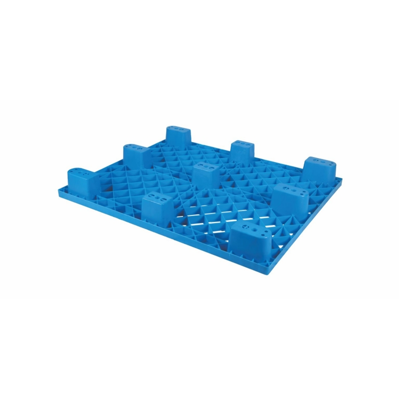 HDPE Pallets 4-Way Forklift Turnover Logistics Grid Nine-Leg Plastic Pallet