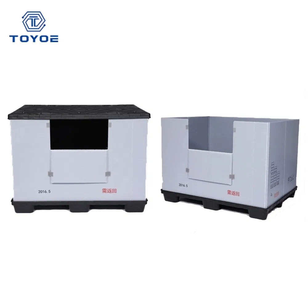 Factory Direct Sales of Foldable Plastic Crate Plastic Product Storage Bin for Packaging and Transportation of Auto Parts