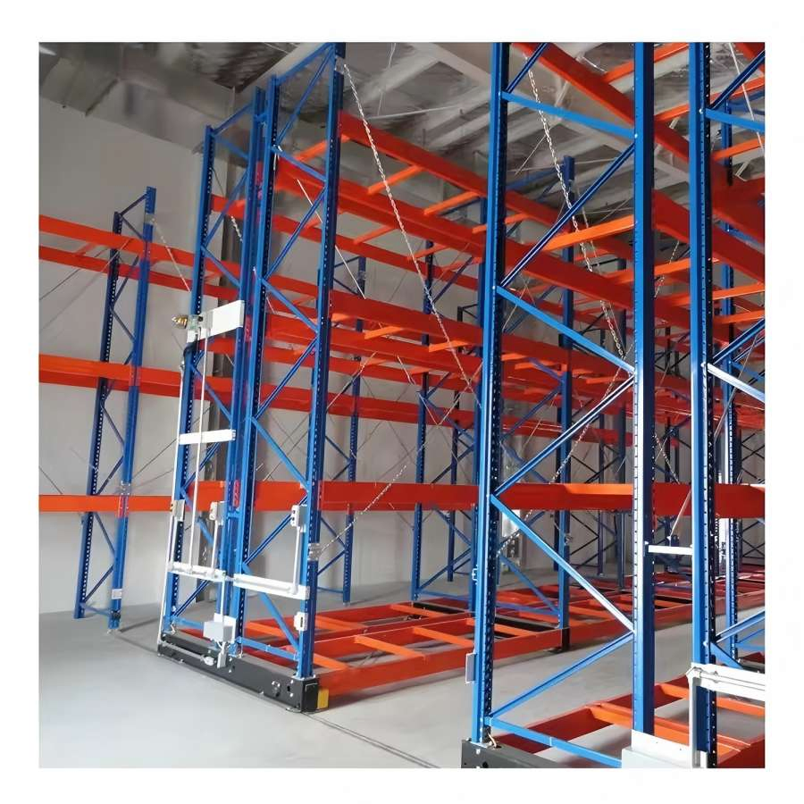 Automatic Pallet Rack Mobile Racking System for Warehouse Storage