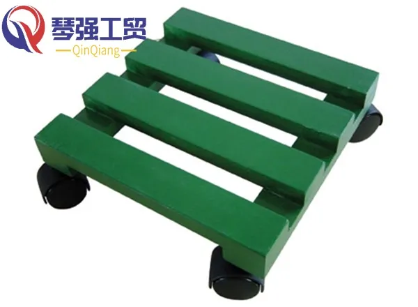 Wooden Flower Transport Platform Dolly