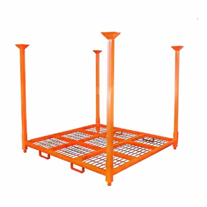 Stackable Foldable Warehouse Storage Q235 Steel Stillage for Workshop Plant Factory
