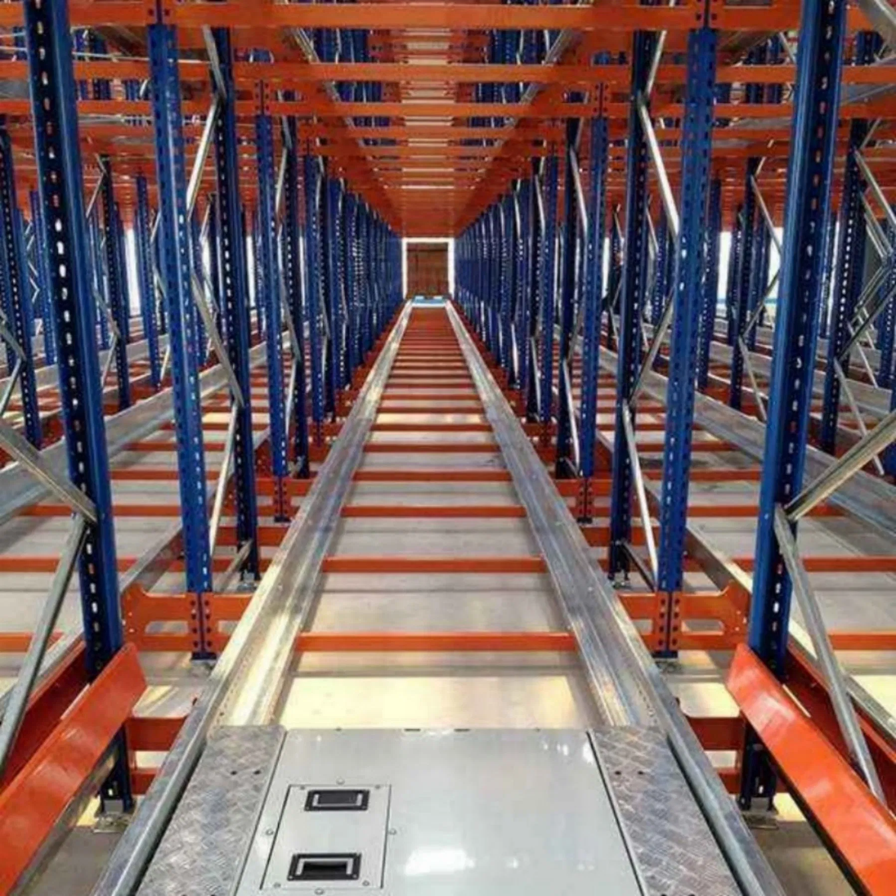 Powder Coated Steel Q235B Mobile Rust-Proof Shuttle Rack for Warehouse Storage Made in China