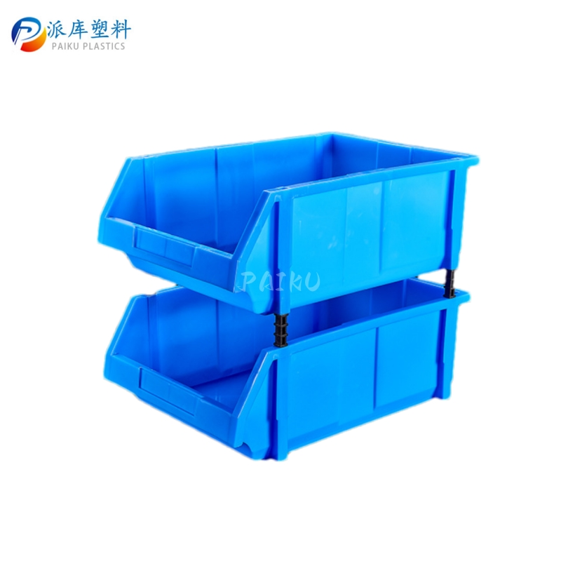 Small Plastic Parts Storage Bins Heavy Duty Warehouse Auto Parts Bins Industrial Stackable Plastic Storage Bin