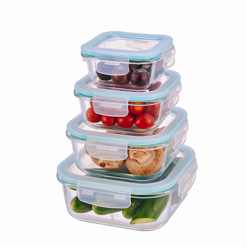 Glass Food Storage Containers with Airtight Snap-Locking Lids - BPA-Free, Leakproof &amp; Stackable, Food Containers, Storage Box, Hot Lunch Box with Great Price