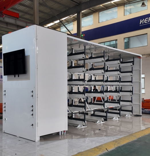 Mobile Sheet Metal Storage Rack Telescopic Cantilever Rack