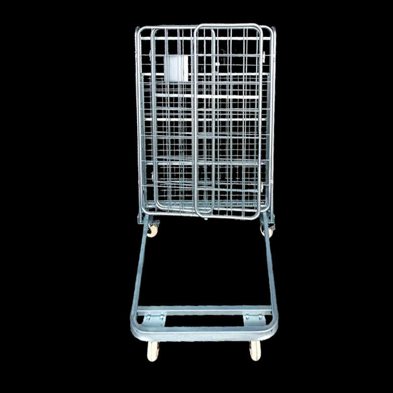 Quick Fold Logistics Metal Storage Cage for Temporary Storage Yards