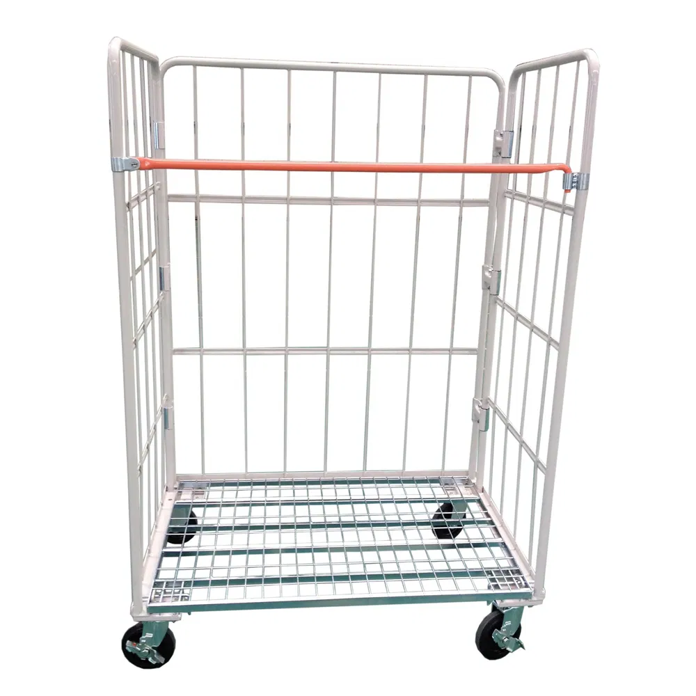 Logistics Cargo Storage Roll Cage Trolley with Castors From Chinese Supplier