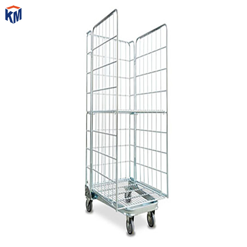 Logistics Trolley Warehouse Turnover Trolley Logistics Turnover Trolley Express Logistics Truck Picking Grid Turnover Trolley Cage Car