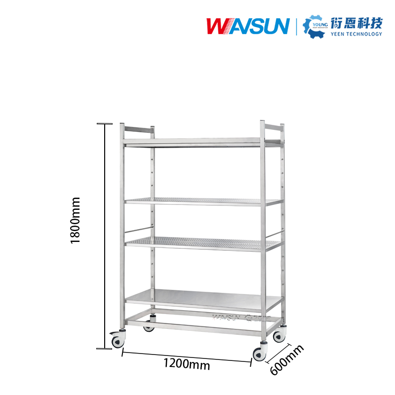 Cssd Stainless Steel Storage Shelf Hospital Madicine Use Medical Racks